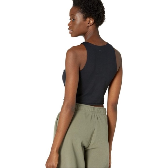 Madewell Form Racerback Black Crop Top Size XXL  Activewear Loungewear - Picture 2 of 10